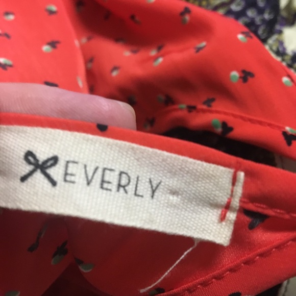 Everly orange pattern dress - Picture 3 of 3